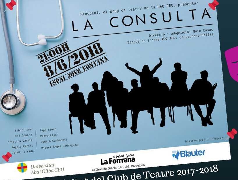 Prosceni Teatre estrena la obra ‘La Consulta’